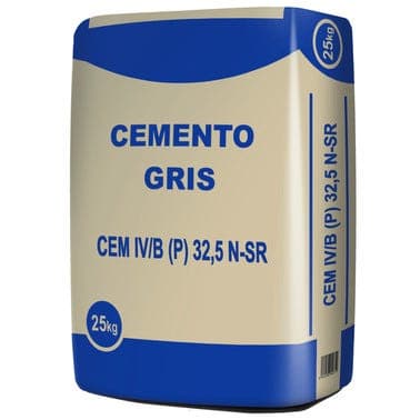 CEMENTO GRIS ecoBasic saco 25 kg pack 48 uds